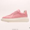 6930e7086e68136f4d9b2c1e Alexander McQueen Platform Sneakers, Thick Sole White Shoes with 4.5cm Height Increase, Cushioned Insole, Excellent Rebound, Durable and Comfortable