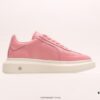 6930e7096e68136f4d9b2c1f Alexander McQueen Platform Sneakers, Thick Sole White Shoes with 4.5cm Height Increase, Cushioned Insole, Excellent Rebound, Durable and Comfortable