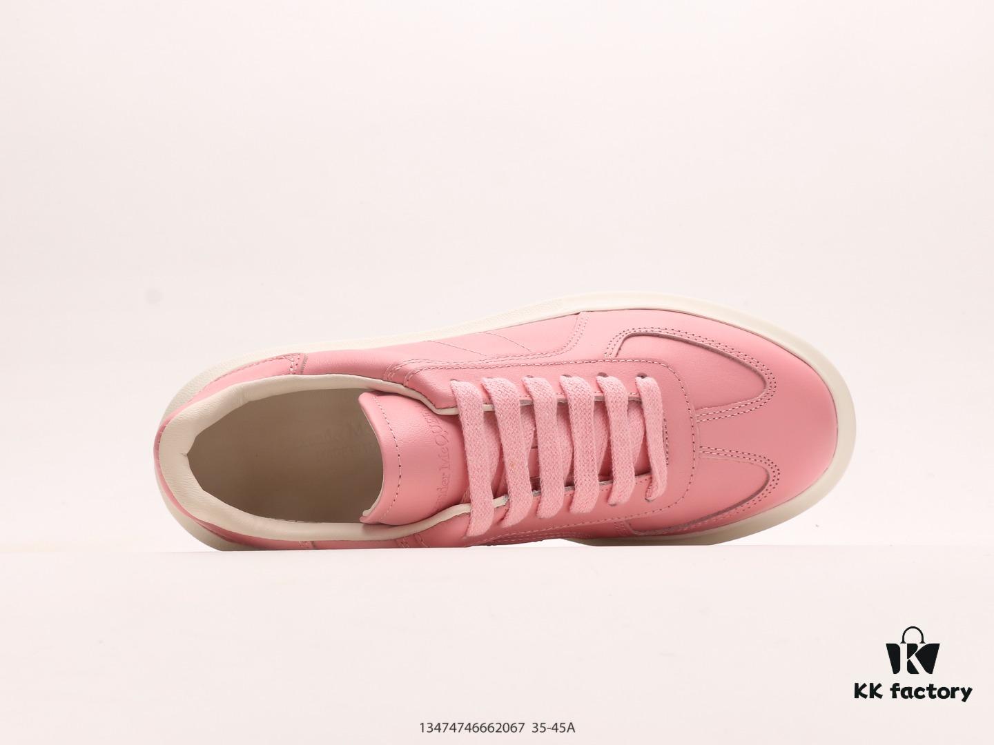 6930e70a6e68136f4d9b2c21 Alexander McQueen Platform Sneakers, Thick Sole White Shoes with 4.5cm Height Increase, Cushioned Insole, Excellent Rebound, Durable and Comfortable
