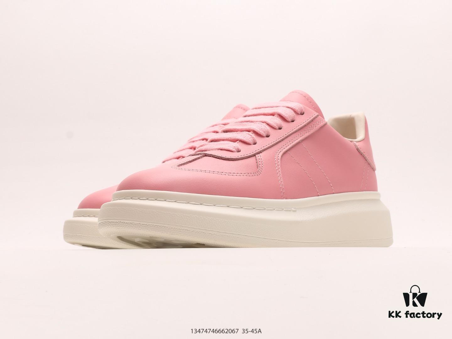 6930e70a6e68136f4d9b2c22 Alexander McQueen Platform Sneakers, Thick Sole White Shoes with 4.5cm Height Increase, Cushioned Insole, Excellent Rebound, Durable and Comfortable