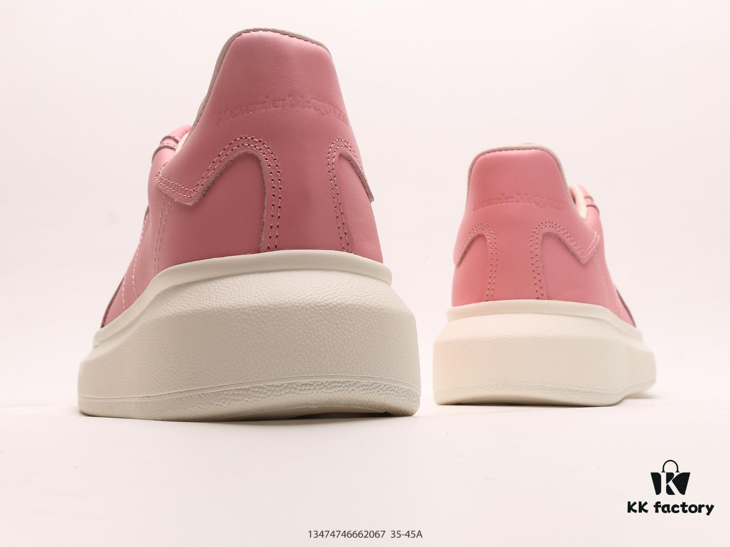 6930e70b6e68136f4d9b2c23 Alexander McQueen Platform Sneakers, Thick Sole White Shoes with 4.5cm Height Increase, Cushioned Insole, Excellent Rebound, Durable and Comfortable