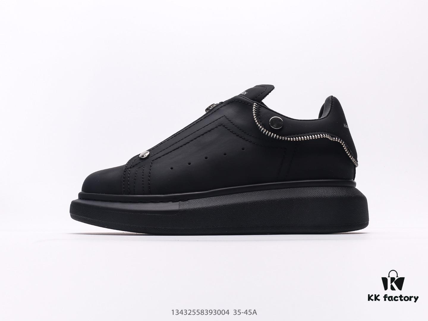 6930e70d6e68136f4d9b2c27 Alexander McQueen Italian Luxury Brand Sole Leather Sneakers Low-top Fashion Thick-soled Casual White Shoes