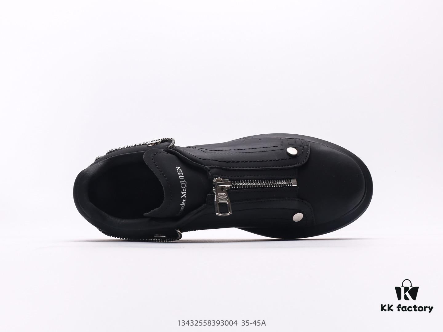 6930e70e6e68136f4d9b2c29 Alexander McQueen Italian Luxury Brand Sole Leather Sneakers Low-top Fashion Thick-soled Casual White Shoes