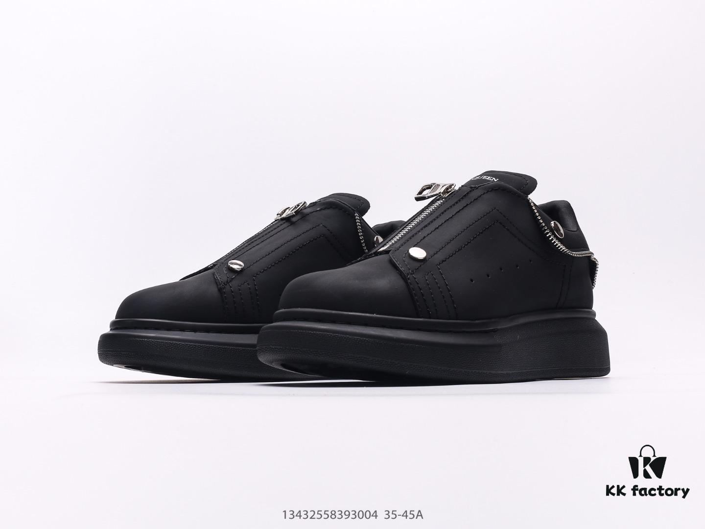 6930e70f6e68136f4d9b2c2c Alexander McQueen Italian Luxury Brand Sole Leather Sneakers Low-top Fashion Thick-soled Casual White Shoes
