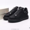 6930e7126e68136f4d9b2c30 Alexander McQueen Italian Luxury Brand Sole Leather Sneakers Low-top Fashion Thick-soled Casual White Shoes