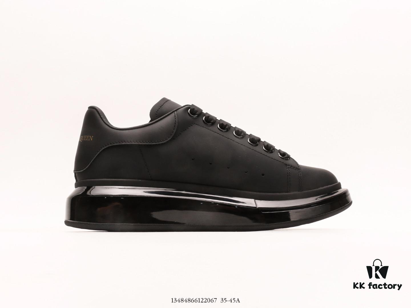 6930e7136e68136f4d9b2c32 Alexander McQueen Oversized Sneakers, Low-top Fashion Platform White Casual Leather Sneakers