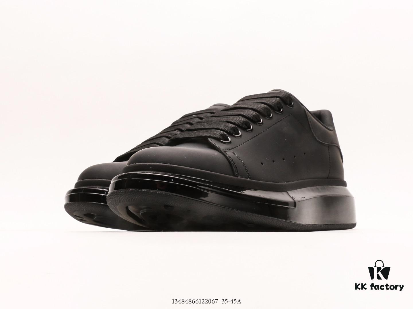 6930e7146e68136f4d9b2c35 Alexander McQueen Oversized Sneakers, Low-top Fashion Platform White Casual Leather Sneakers