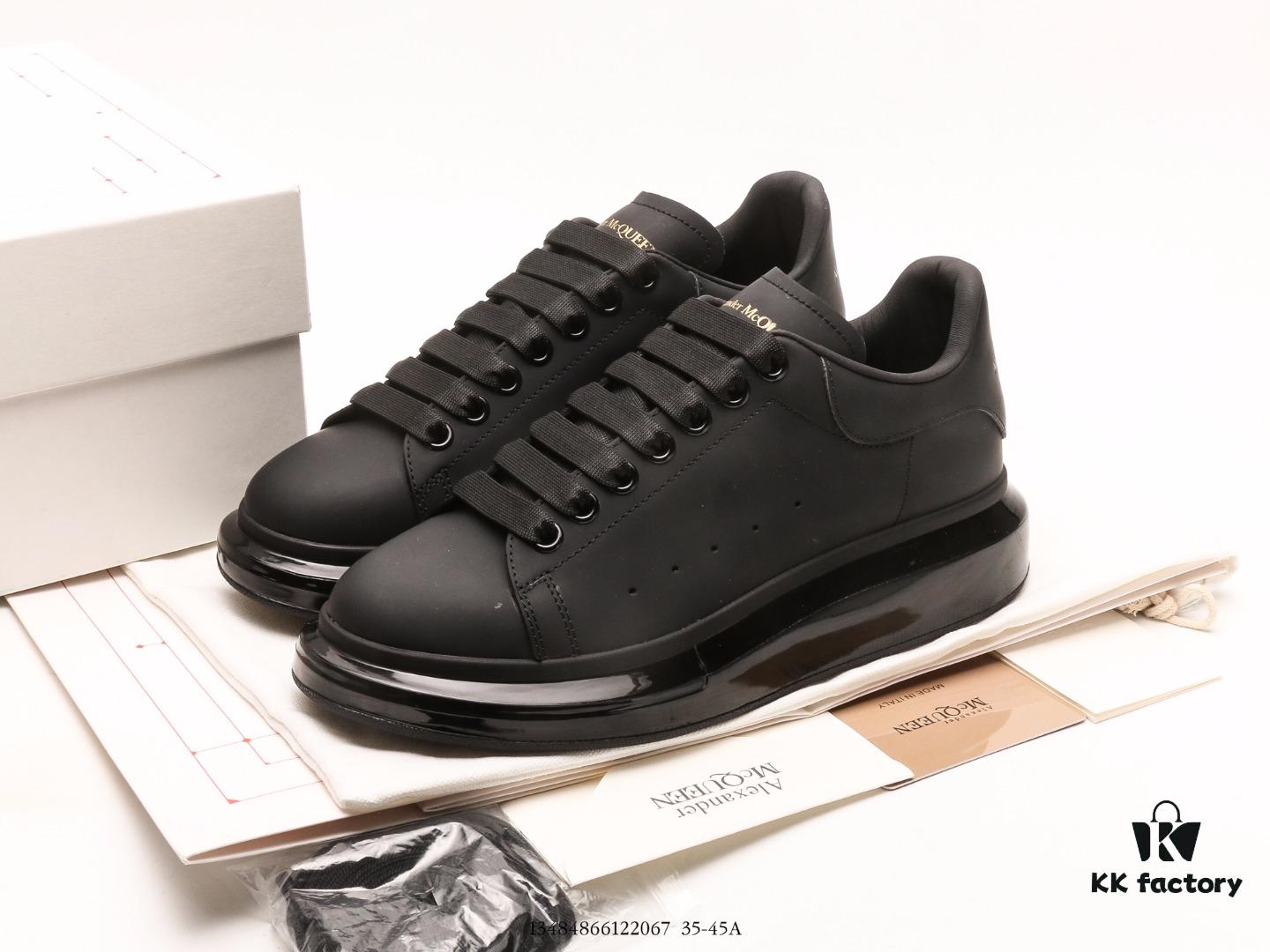 6930e7176e68136f4d9b2c38 Alexander McQueen Oversized Sneakers, Low-top Fashion Platform White Casual Leather Sneakers