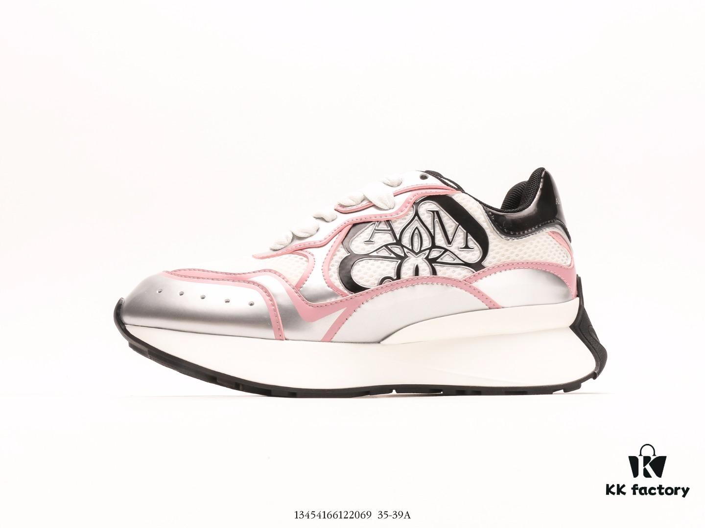 6930e7176e68136f4d9b2c39 Alexander McQueen Italian Luxury Brand Sole Leather Sneakers Low-top Fashion Platform Casual White Shoes