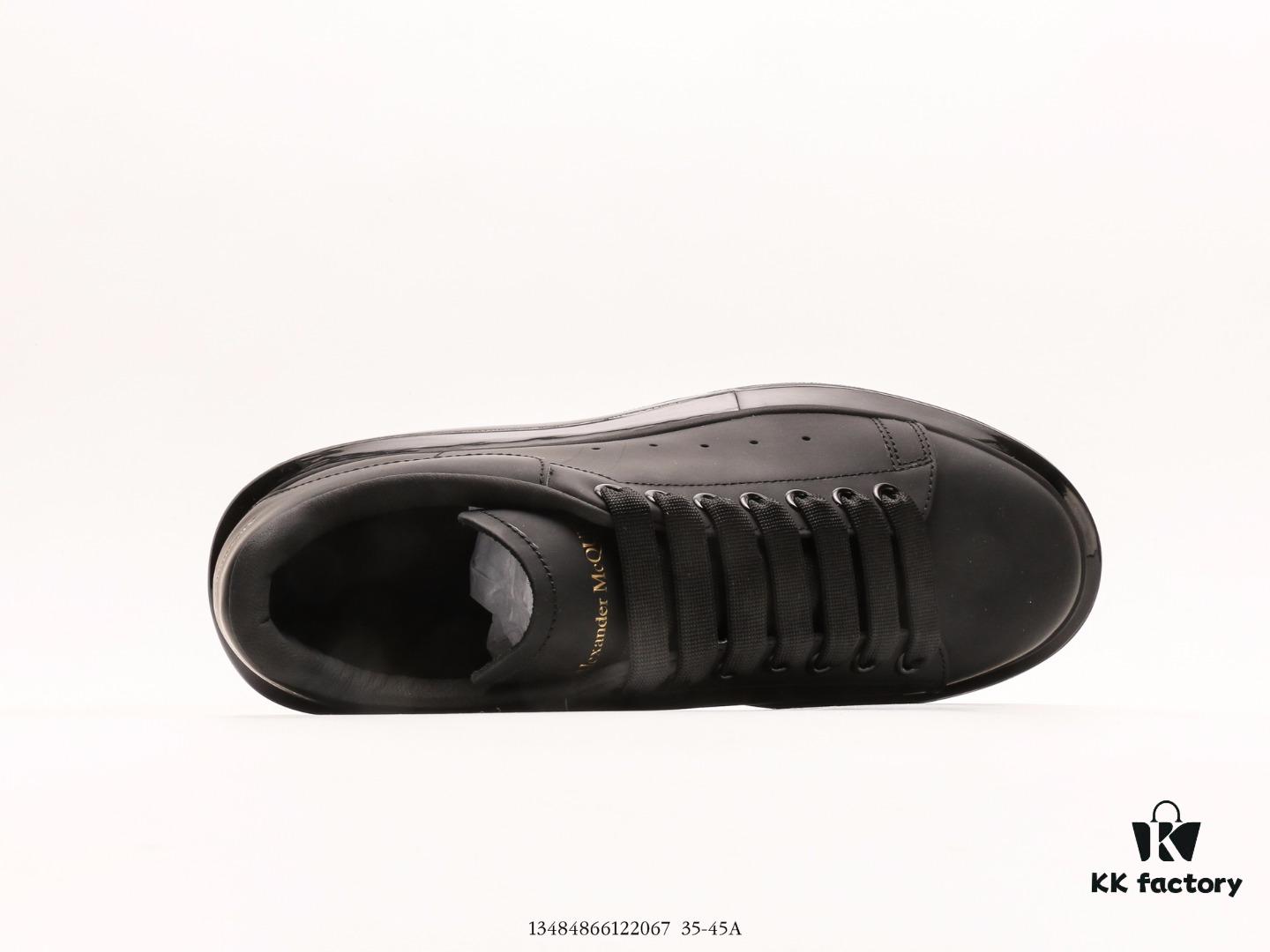 6930e7176e68136f4d9b2c3a Alexander McQueen Oversized Sneakers, Low-top Fashion Platform White Casual Leather Sneakers
