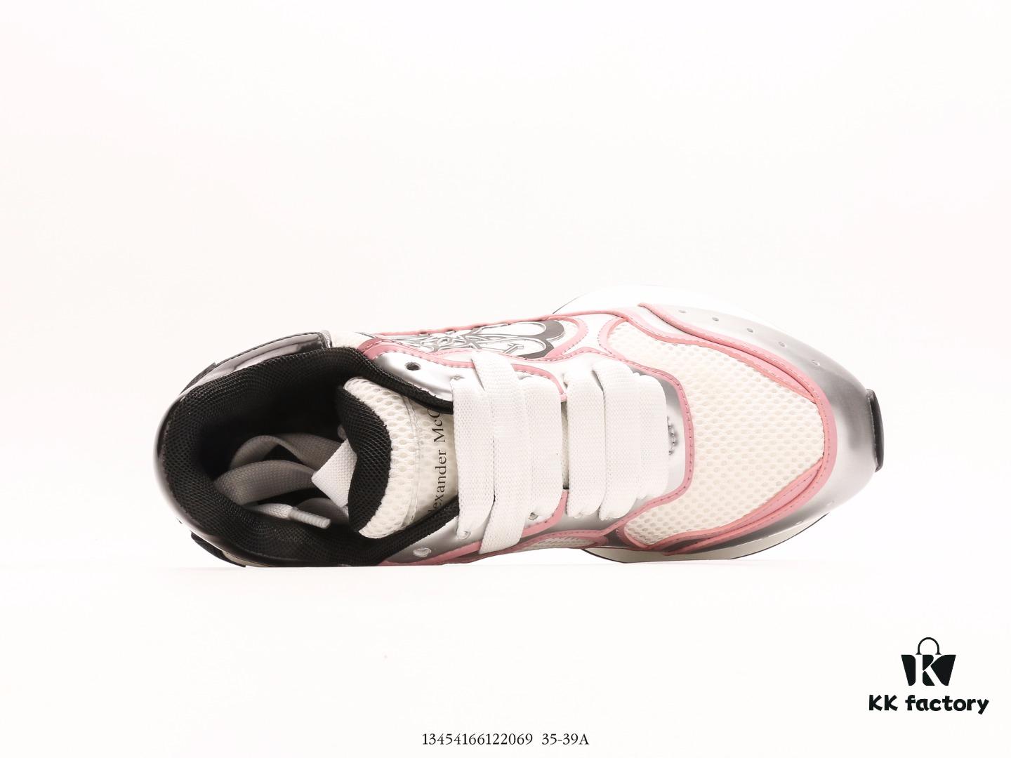 6930e7186e68136f4d9b2c3b Alexander McQueen Italian Luxury Brand Sole Leather Sneakers Low-top Fashion Platform Casual White Shoes