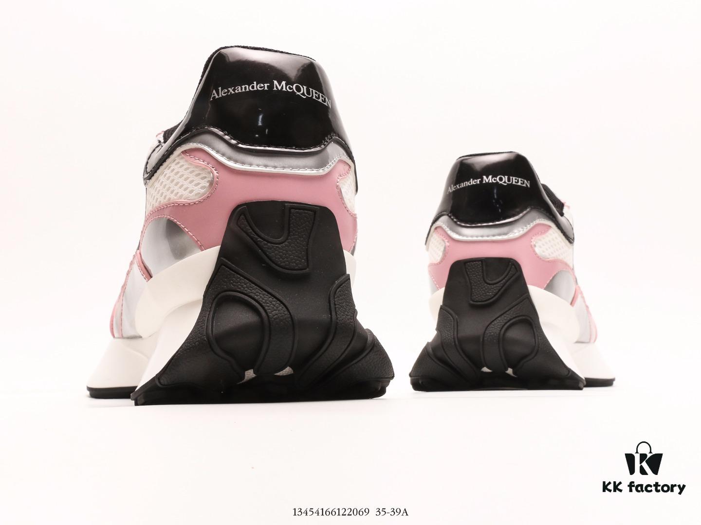 6930e71a6e68136f4d9b2c3d Alexander McQueen Italian Luxury Brand Sole Leather Sneakers Low-top Fashion Platform Casual White Shoes