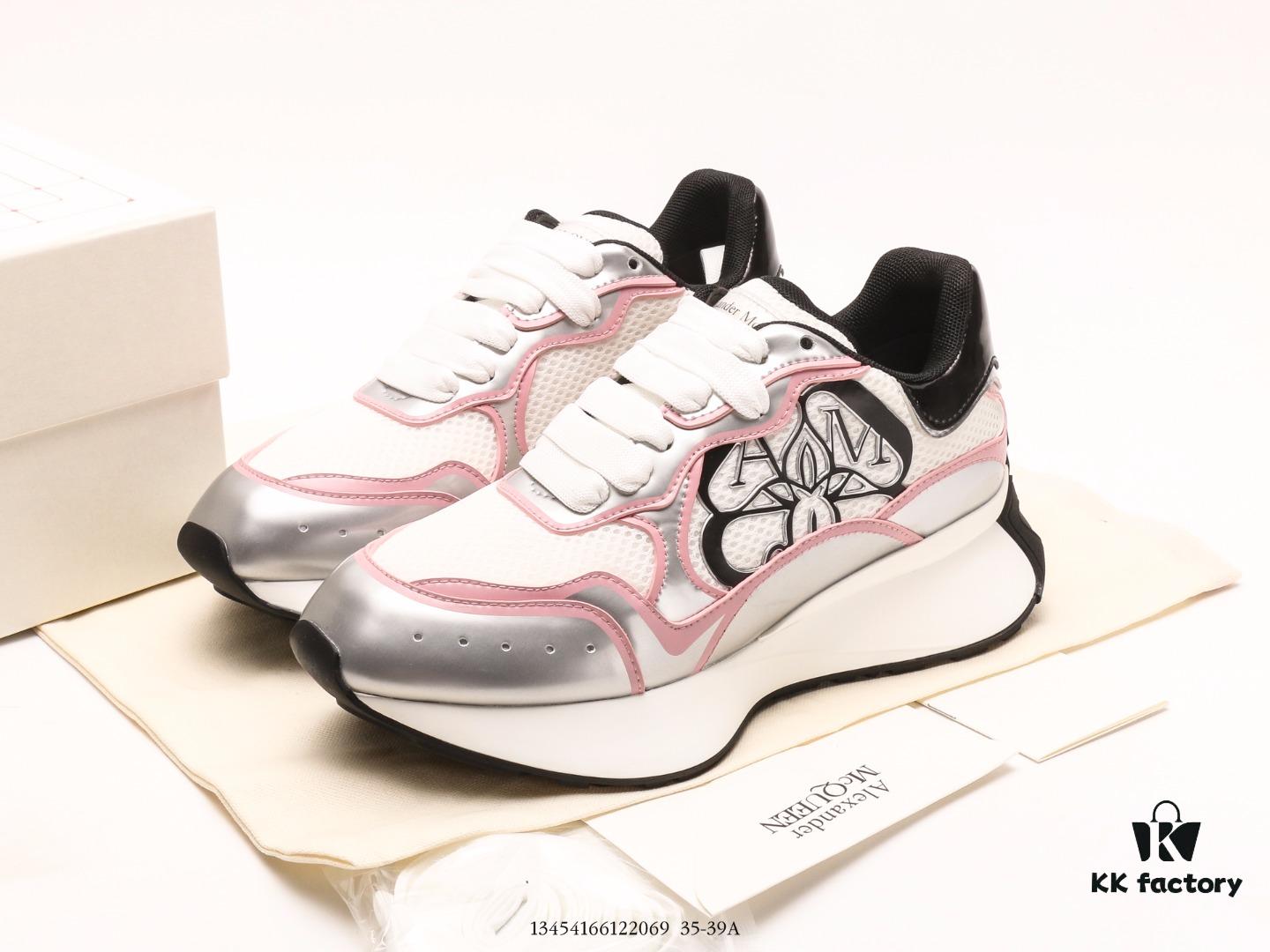 6930e71d6e68136f4d9b2c40 Alexander McQueen Italian Luxury Brand Sole Leather Sneakers Low-top Fashion Platform Casual White Shoes