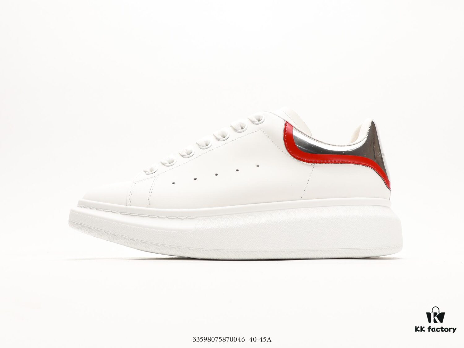 6930e71f6e68136f4d9b2c42 Alexander McQueen Oversized Sneakers, Low-Top Fashion Thick-Soled Casual White Sneakers