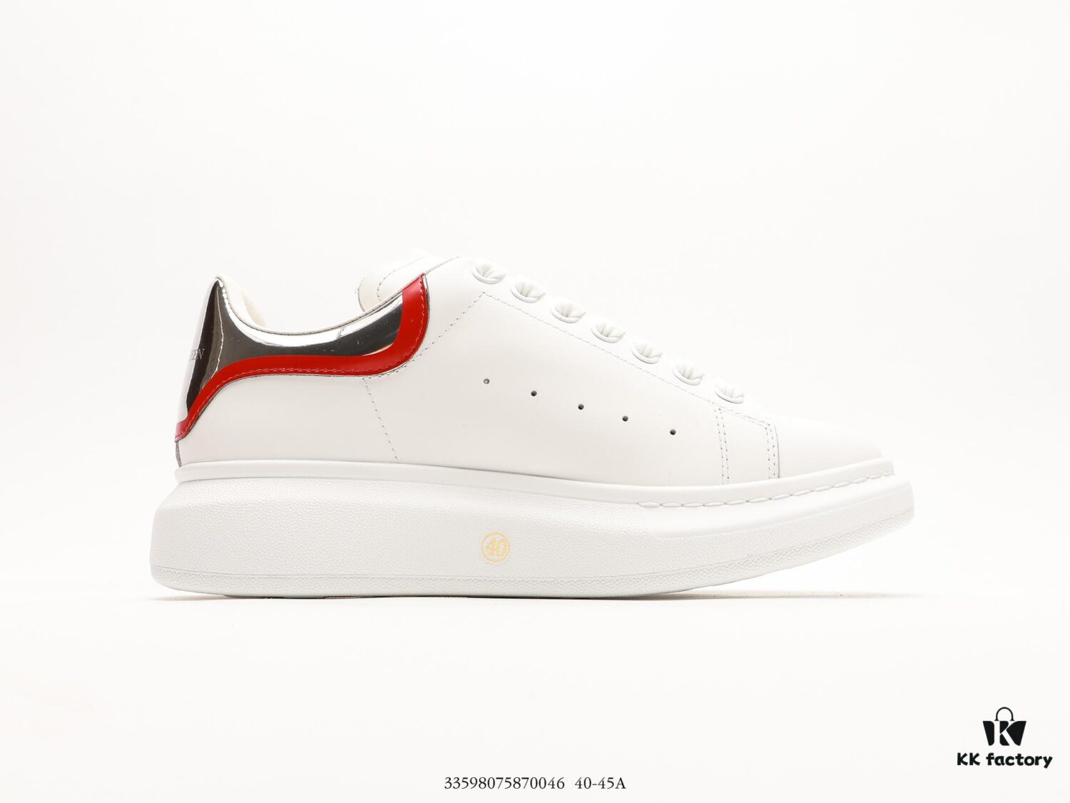6930e71f6e68136f4d9b2c43 Alexander McQueen Oversized Sneakers, Low-Top Fashion Thick-Soled Casual White Sneakers