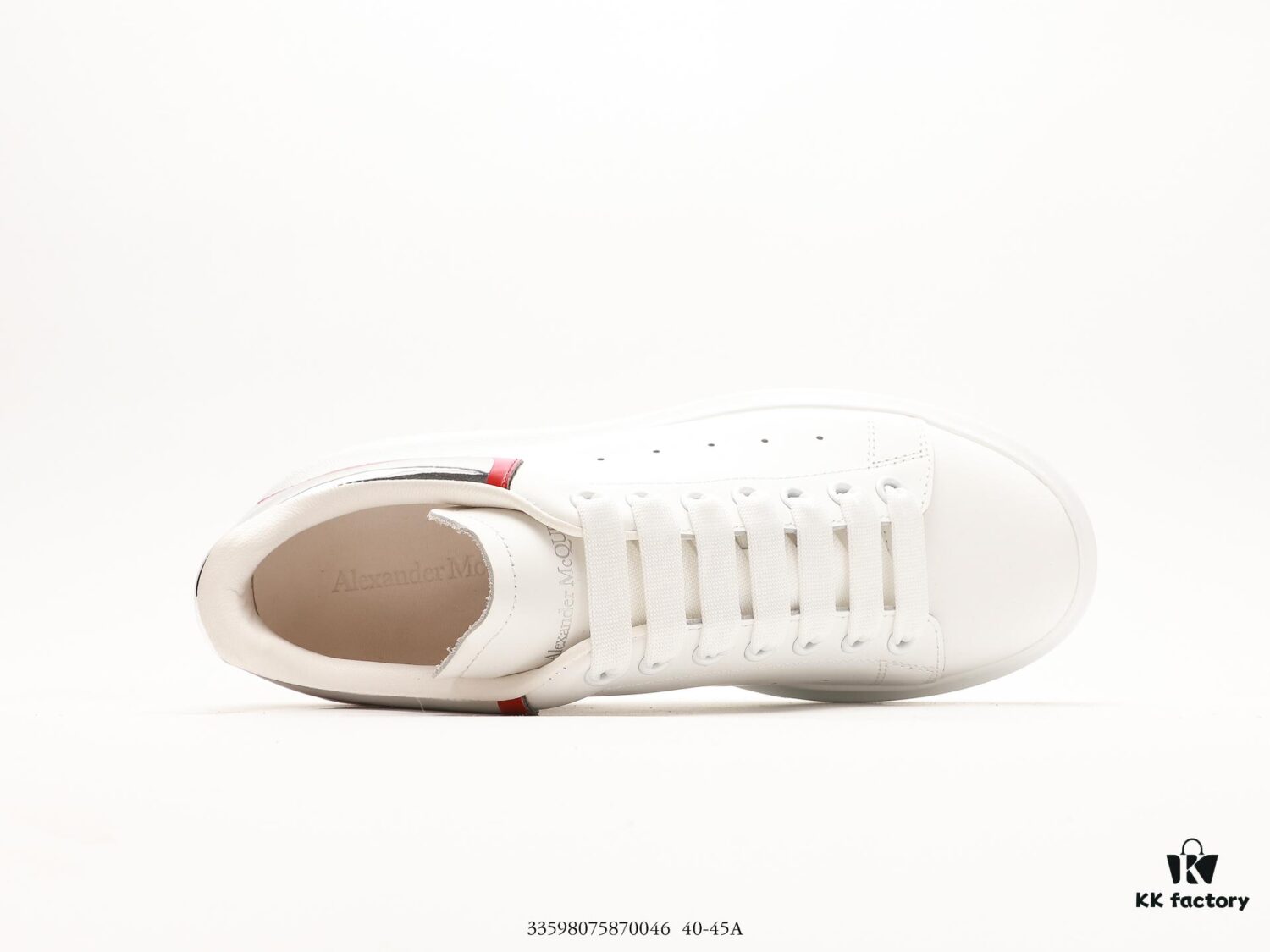 6930e71f6e68136f4d9b2c44 Alexander McQueen Oversized Sneakers, Low-Top Fashion Thick-Soled Casual White Sneakers