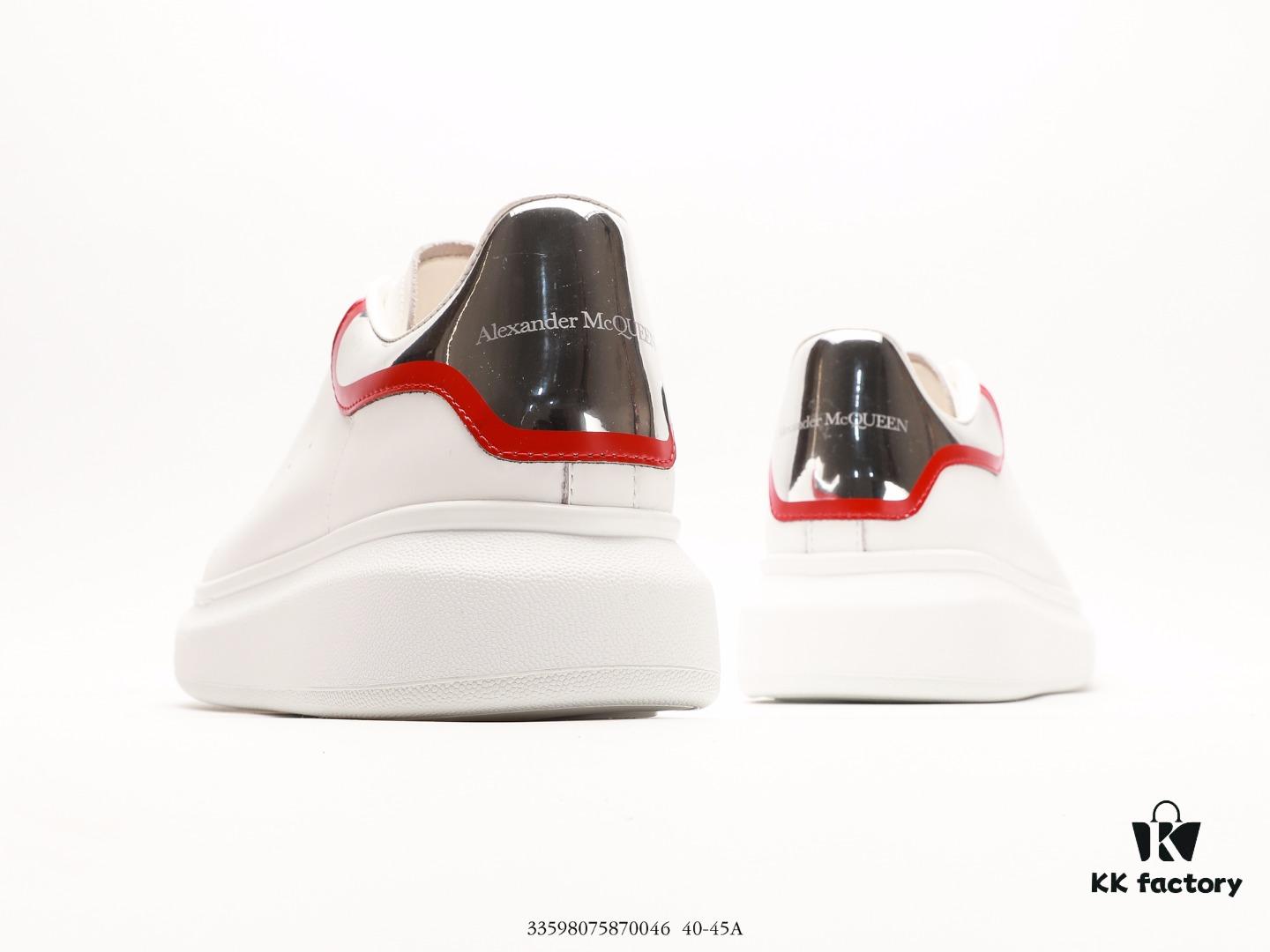 6930e7206e68136f4d9b2c46 Alexander McQueen Oversized Sneakers, Low-Top Fashion Thick-Soled Casual White Sneakers