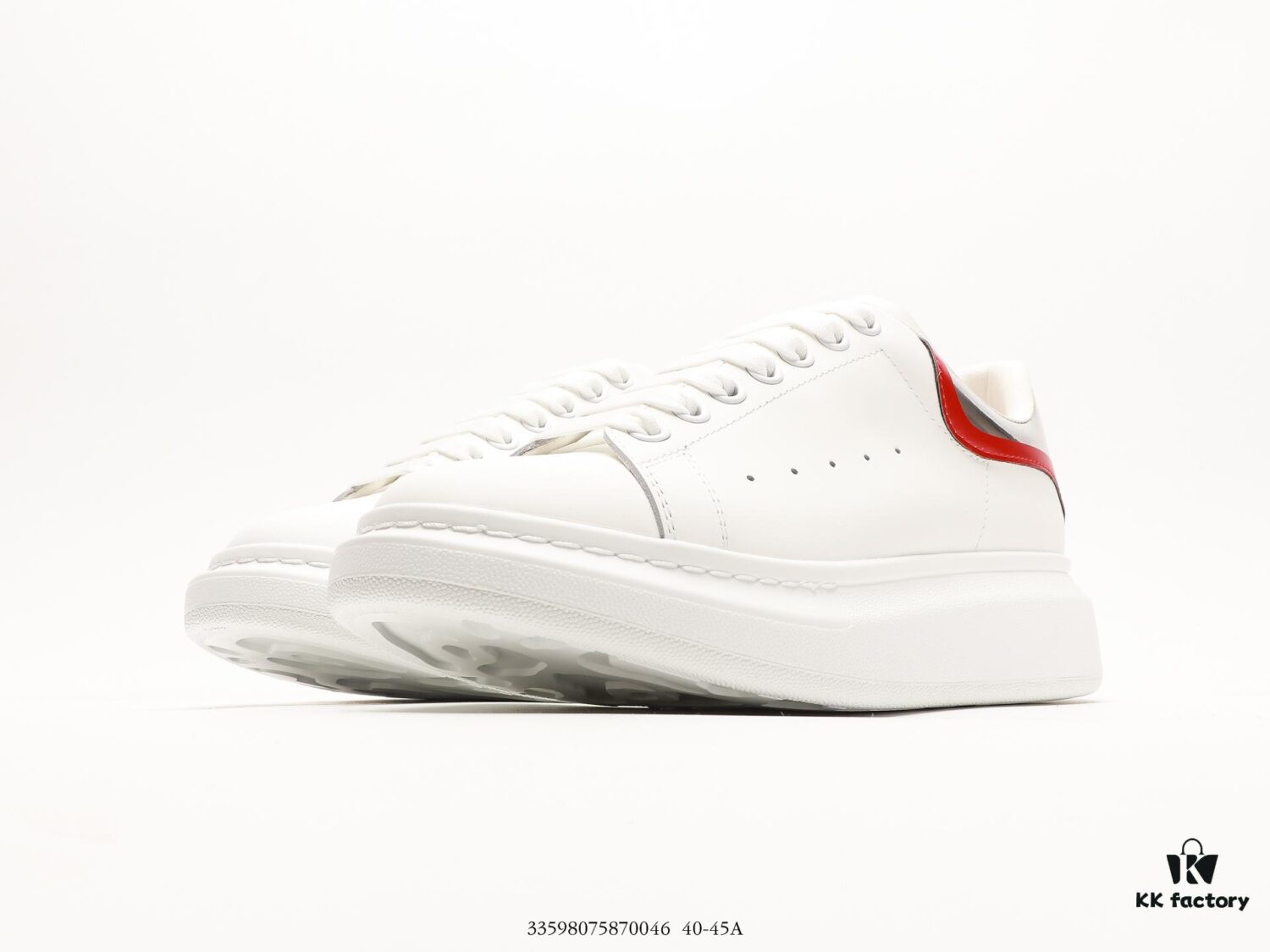 6930e7216e68136f4d9b2c47 Alexander McQueen Oversized Sneakers, Low-Top Fashion Thick-Soled Casual White Sneakers