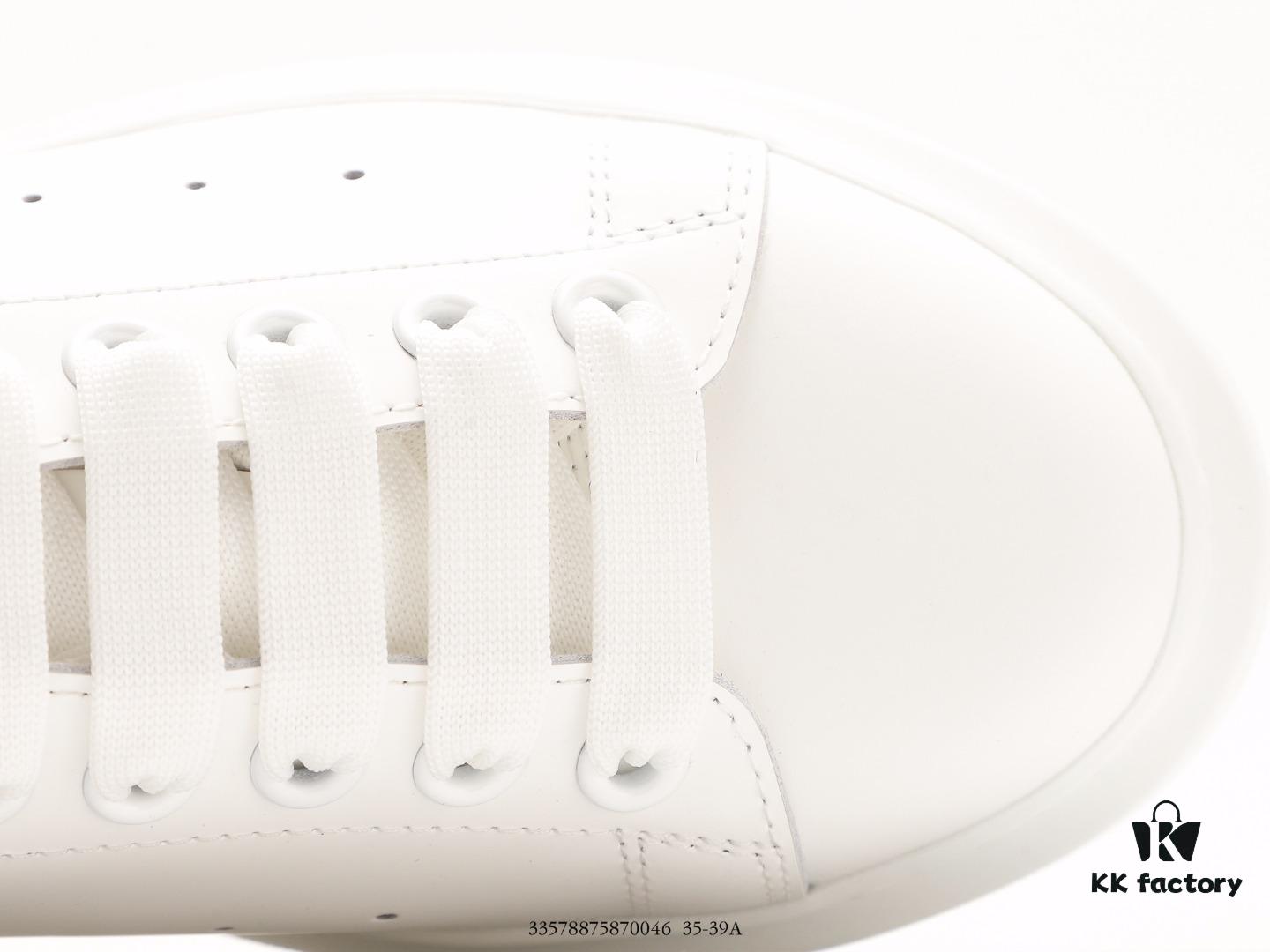 Alexander McQueen Platform Sneakers Thick Sole White Shoes