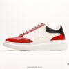 6930e73d6e68136f4d9b2c6f Alexander McQueen Oversized Sneakers, Low-top Fashion Thick-soled Casual White Leather Sneakers