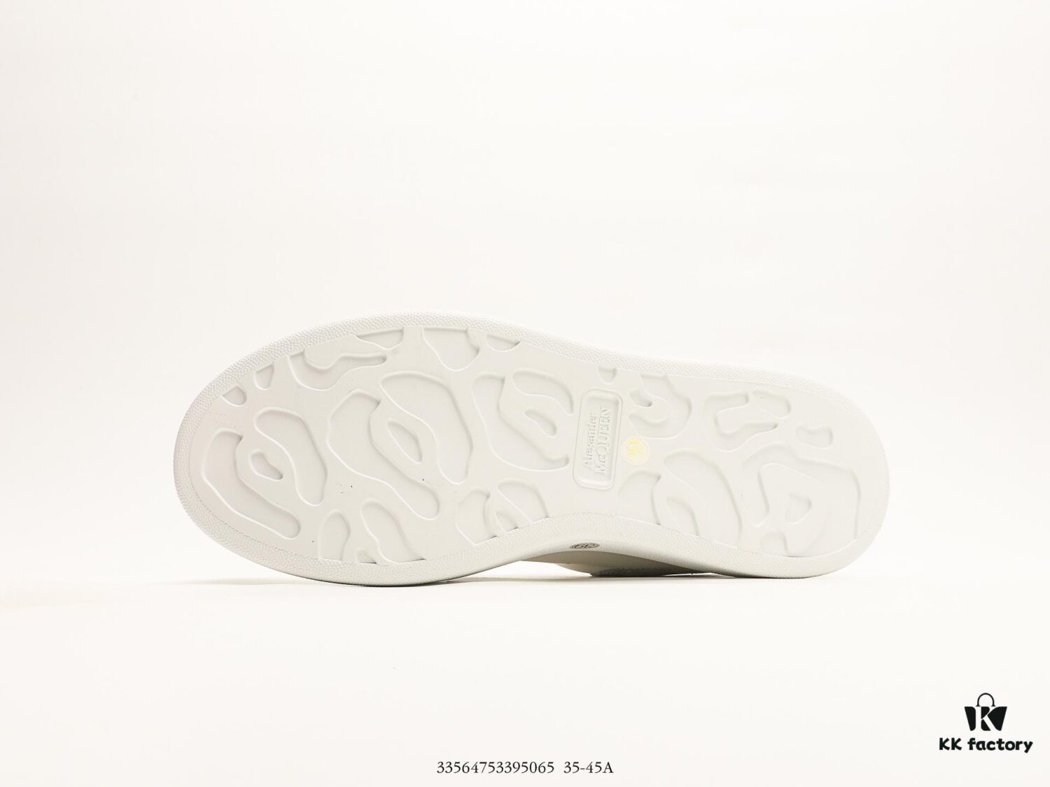 6930e7456e68136f4d9b2c7c Alexander McQueen Sole Leather Sneakers, Low-Top Fashion Thick-Soled Casual White Shoes