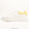 6930e7496e68136f4d9b2c82 Alexander McQueen Sole Leather Sneakers, Low-top Fashion Thick-soled Casual White Sneakers
