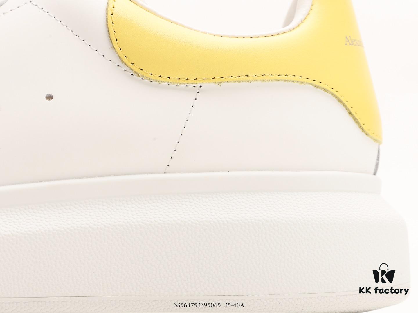 6930e74c6e68136f4d9b2c87 Alexander McQueen Sole Leather Sneakers, Low-top Fashion Thick-soled Casual White Sneakers
