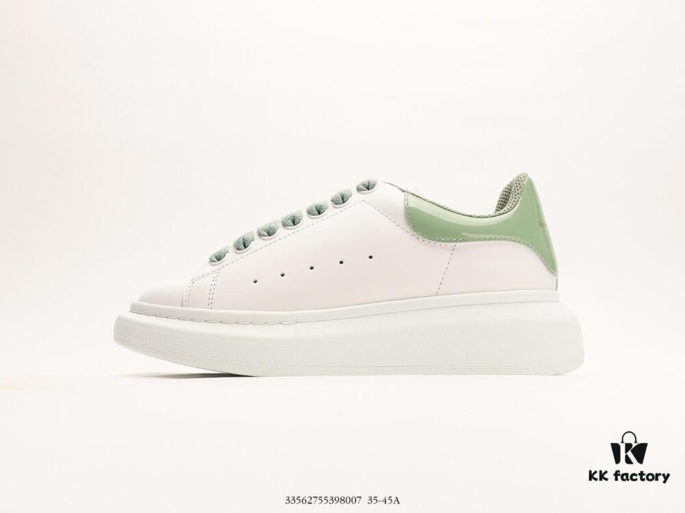 6930e74d6e68136f4d9b2c8a Alexander McQueen Sole Leather Sneakers, Low-top Fashion Platform Casual White Sneakers