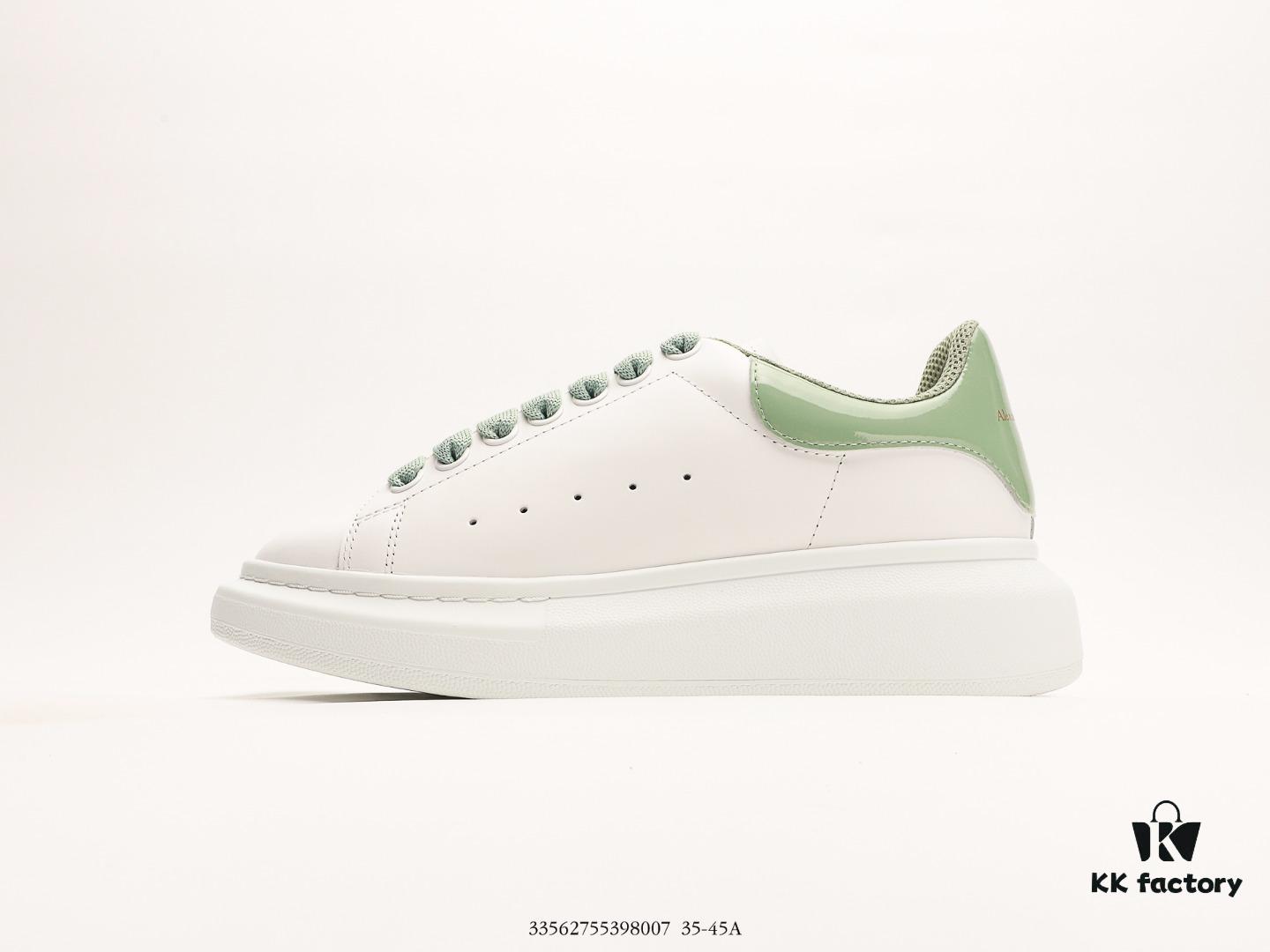 6930e74d6e68136f4d9b2c8a Alexander McQueen Sole Leather Sneakers, Low-top Fashion Platform Casual White Sneakers