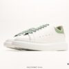 6930e74e6e68136f4d9b2c8c Alexander McQueen Sole Leather Sneakers, Low-top Fashion Platform Casual White Sneakers