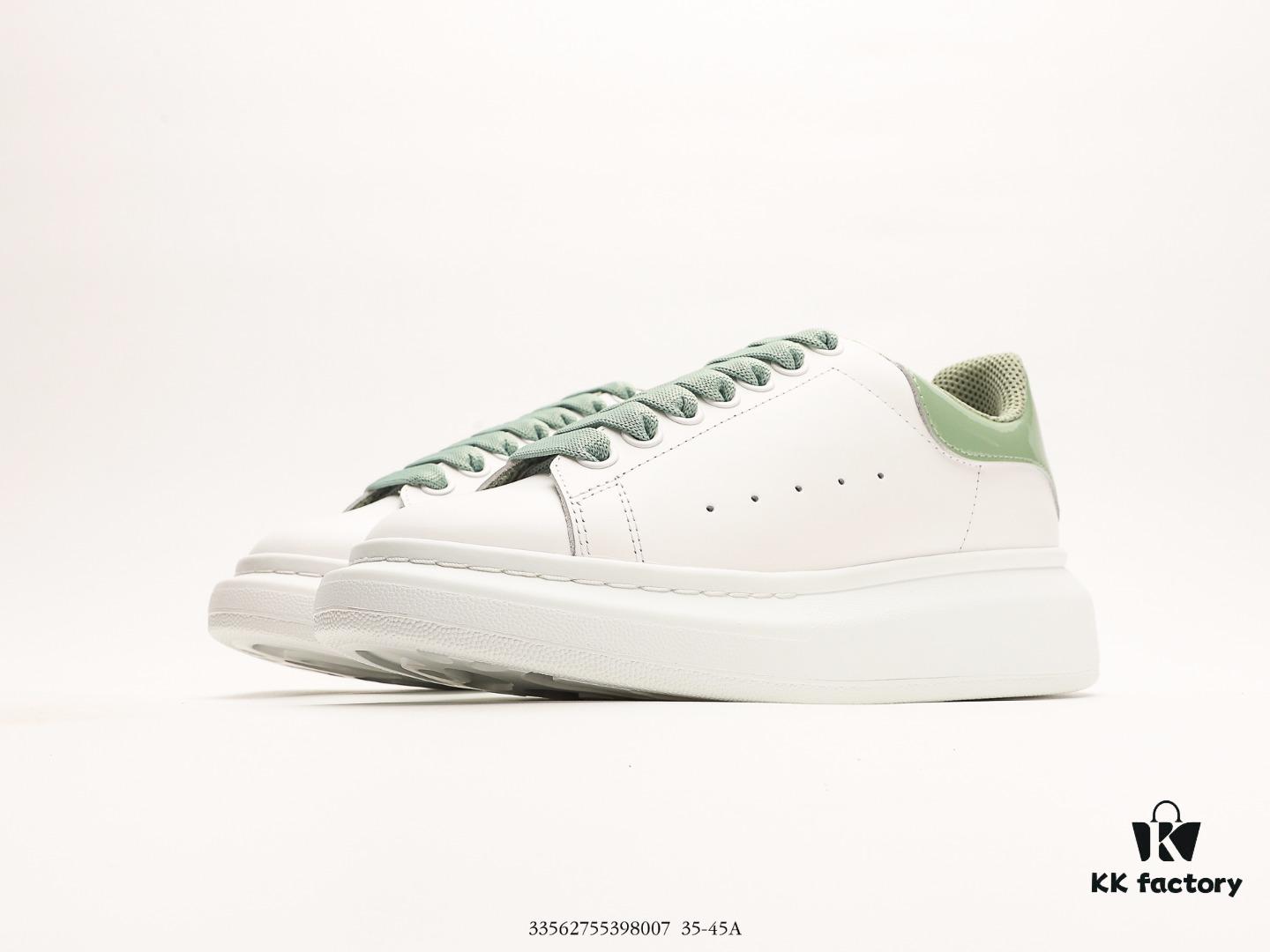 6930e74e6e68136f4d9b2c8c Alexander McQueen Sole Leather Sneakers, Low-top Fashion Platform Casual White Sneakers