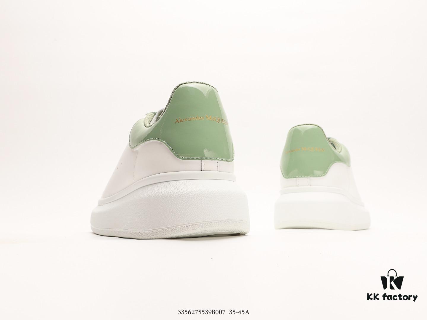 6930e7506e68136f4d9b2c8e Alexander McQueen Sole Leather Sneakers, Low-top Fashion Platform Casual White Sneakers