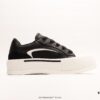 6930e7526e68136f4d9b2c91 Alexander McQueen Thick-Soled White Sneakers, Hidden Wedge Athletic Shoes, Latest Collection Synchronized with Store Release, Unique and Stylish Design, Extremely Comfortable and Versatile, Round Toe Offers Full Toes Relief, Perfectly Elevated Sole Height for Subtle Height Increase and Slimming Effect