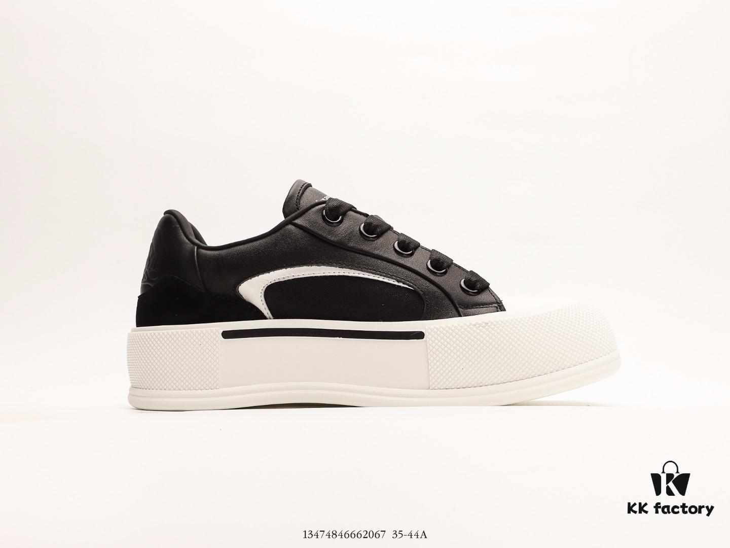 6930e7526e68136f4d9b2c91 Alexander McQueen Thick-Soled White Sneakers, Hidden Wedge Athletic Shoes, Latest Collection Synchronized with Store Release, Unique and Stylish Design, Extremely Comfortable and Versatile, Round Toe Offers Full Toes Relief, Perfectly Elevated Sole Height for Subtle Height Increase and Slimming Effect