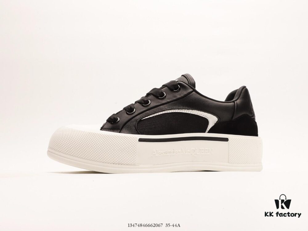 6930e7526e68136f4d9b2c94 Alexander McQueen Thick-Soled White Sneakers, Hidden Wedge Athletic Shoes, Latest Collection Synchronized with Store Release, Unique and Stylish Design, Extremely Comfortable and Versatile, Round Toe Offers Full Toes Relief, Perfectly Elevated Sole Height for Subtle Height Increase and Slimming Effect