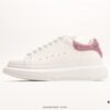 6930e7576e68136f4d9b2c9b Alexander McQueen Italian Luxury Brand Sole Leather Sneakers Low-top Fashion Platform Casual White Shoes