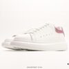6930e7586e68136f4d9b2ca0 Alexander McQueen Italian Luxury Brand Sole Leather Sneakers Low-top Fashion Platform Casual White Shoes