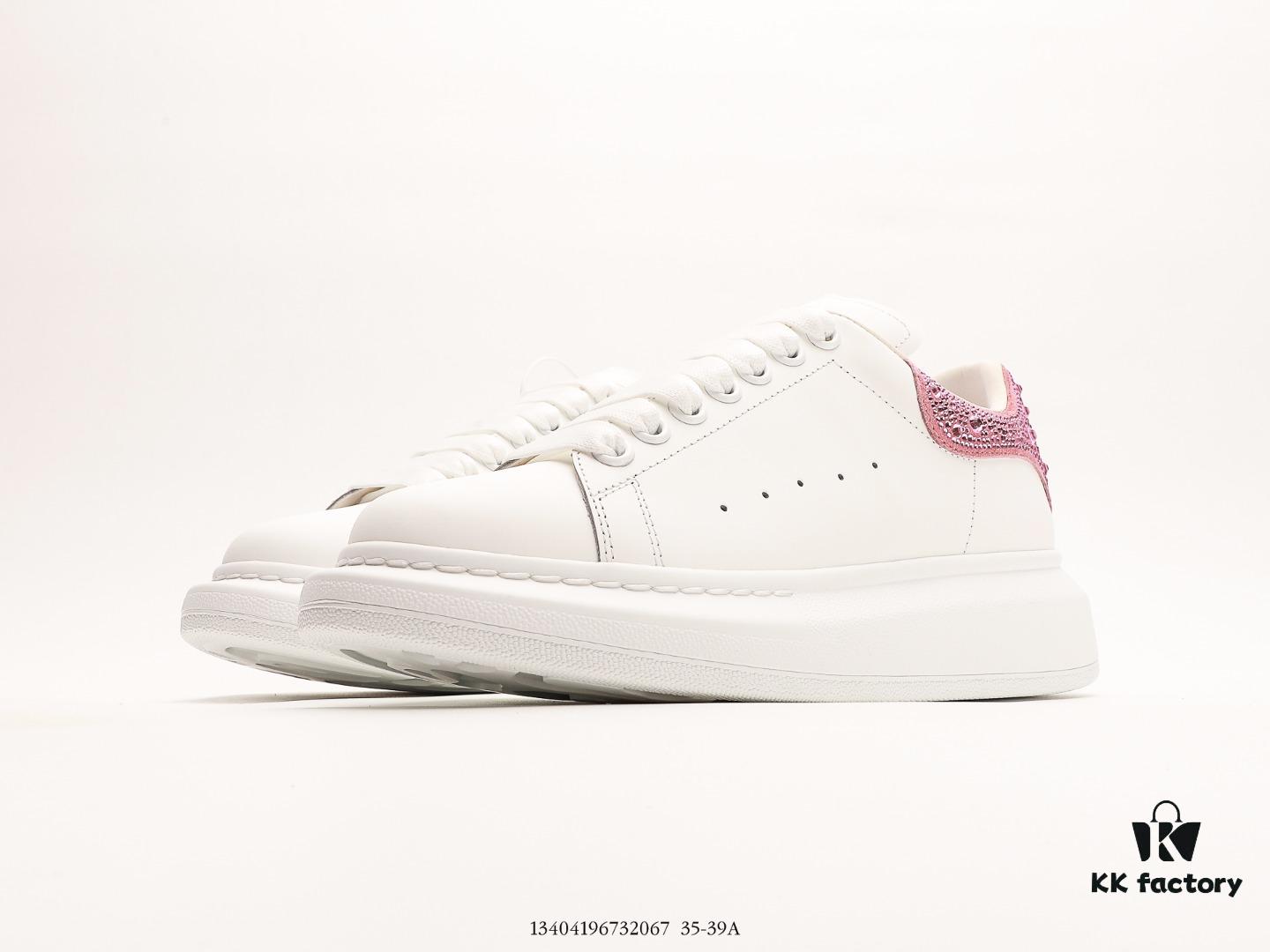 6930e7586e68136f4d9b2ca0 Alexander McQueen Italian Luxury Brand Sole Leather Sneakers Low-top Fashion Platform Casual White Shoes