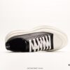 6930e75d6e68136f4d9b2ca8 Alexander McQueen Alexander Wang Lace-Up Leather Canvas Shoes 2022 Spring Collection Premiere