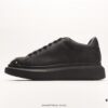 6930e7606e68136f4d9b2cab Alexander McQueen Italian Luxury Brand Sole Leather Sneakers Low-top Fashion Thick-soled Casual White Shoes