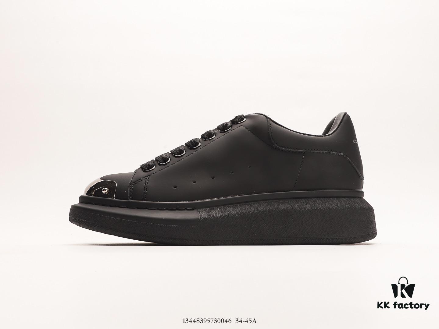 6930e7606e68136f4d9b2cab Alexander McQueen Italian Luxury Brand Sole Leather Sneakers Low-top Fashion Thick-soled Casual White Shoes