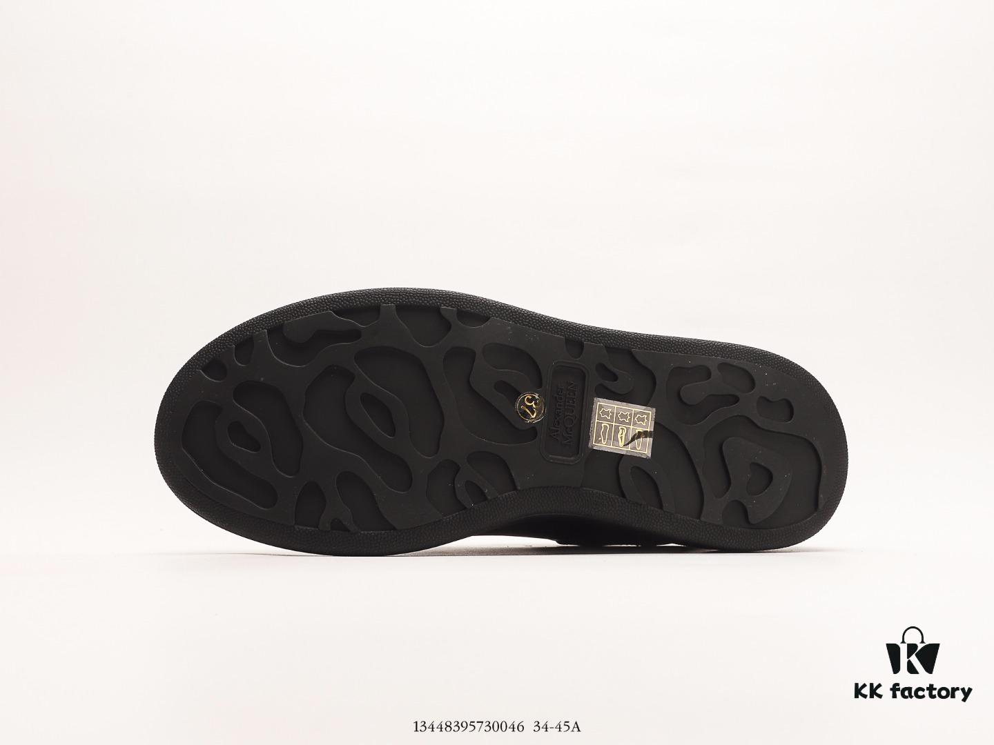 6930e7616e68136f4d9b2caf Alexander McQueen Italian Luxury Brand Sole Leather Sneakers Low-top Fashion Thick-soled Casual White Shoes