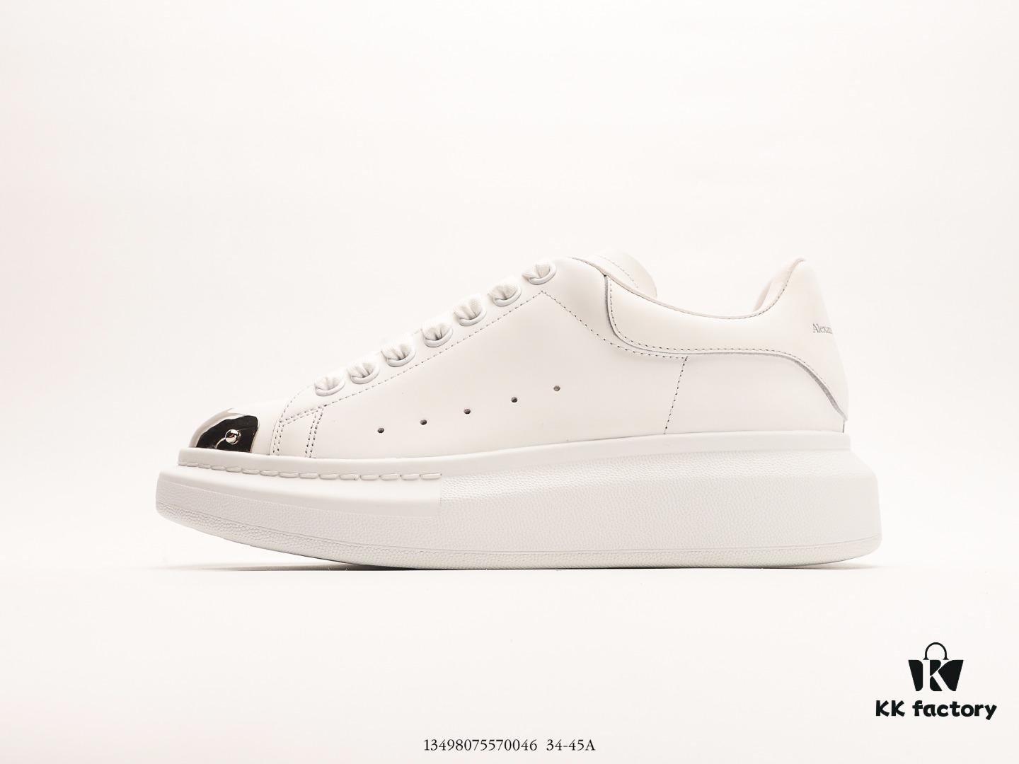 6930e76a6e68136f4d9b2cbe Alexander McQueen Sole Leather Sneakers Low-top Luxury Fashion Thick-soled Casual White Sneakers