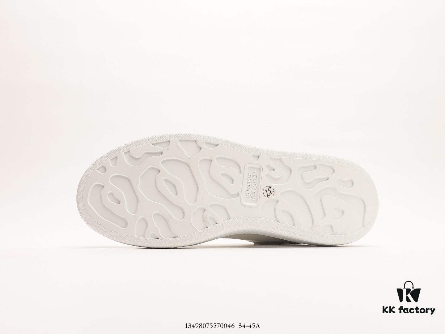 6930e76b6e68136f4d9b2cc0 Alexander McQueen Sole Leather Sneakers Low-top Luxury Fashion Thick-soled Casual White Sneakers