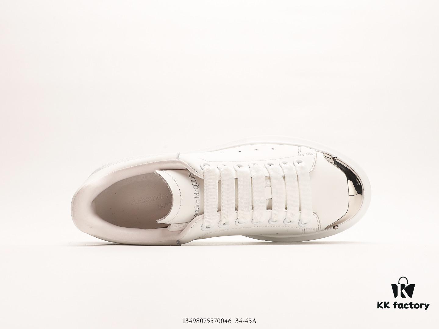 6930e76b6e68136f4d9b2cc1 Alexander McQueen Sole Leather Sneakers Low-top Luxury Fashion Thick-soled Casual White Sneakers