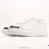 6930e76b6e68136f4d9b2cc2 Alexander McQueen Sole Leather Sneakers Low-top Luxury Fashion Thick-soled Casual White Sneakers