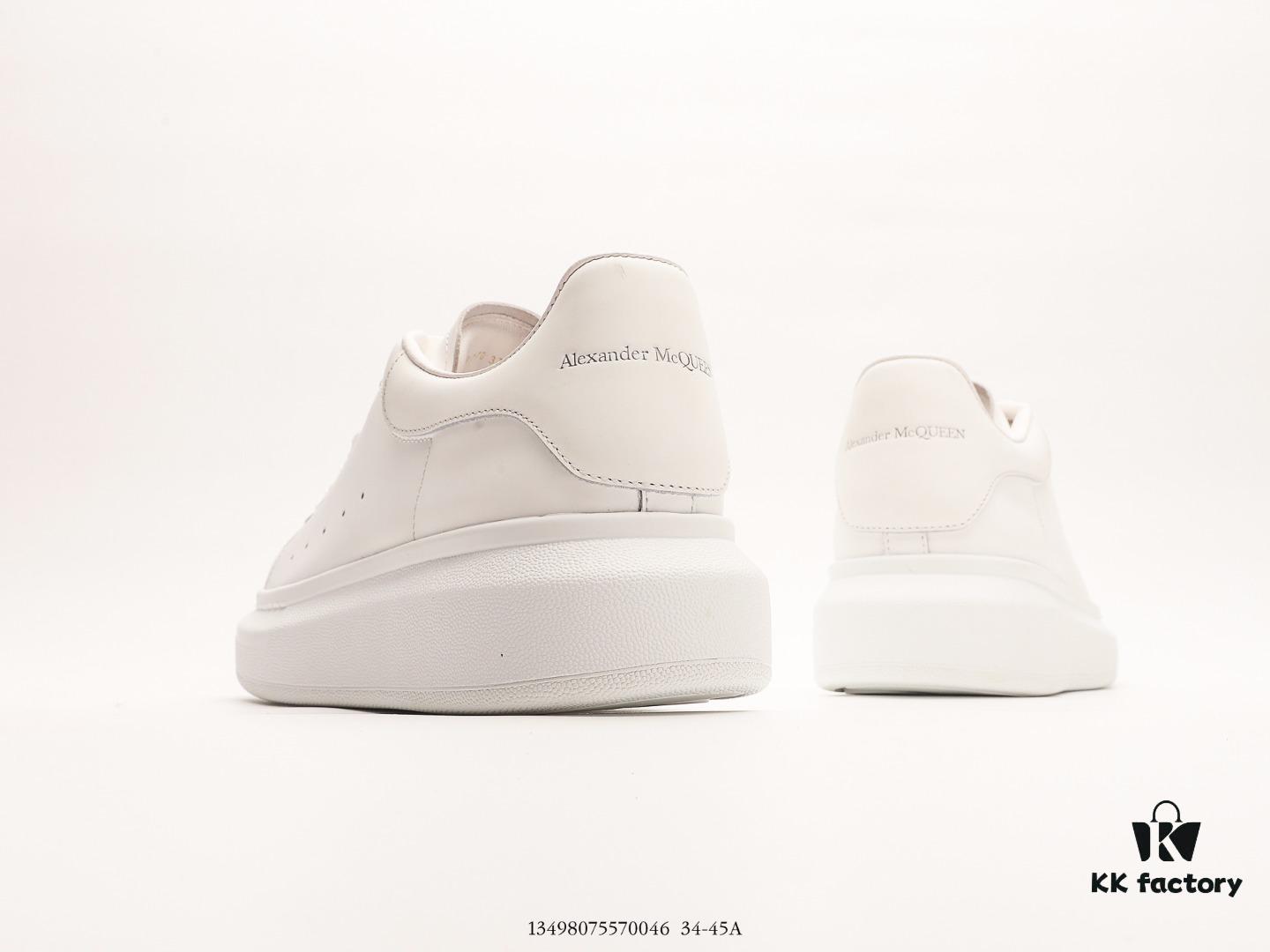 6930e76c6e68136f4d9b2cc3 Alexander McQueen Sole Leather Sneakers Low-top Luxury Fashion Thick-soled Casual White Sneakers