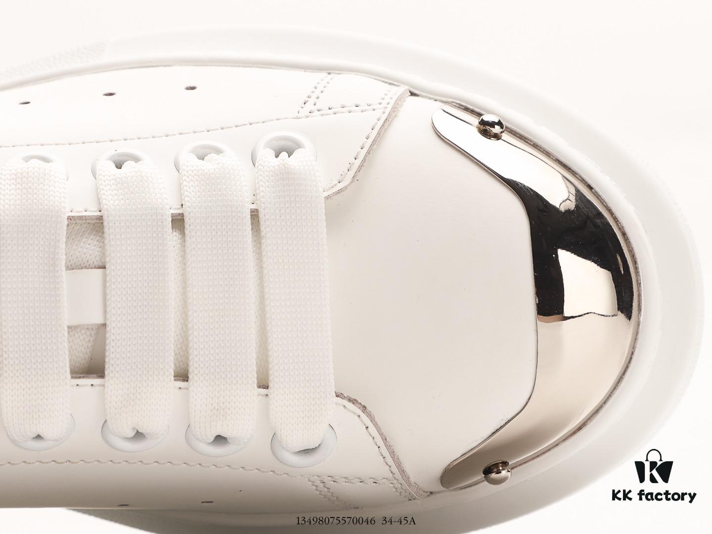 6930e76c6e68136f4d9b2cc5 Alexander McQueen Sole Leather Sneakers Low-top Luxury Fashion Thick-soled Casual White Sneakers