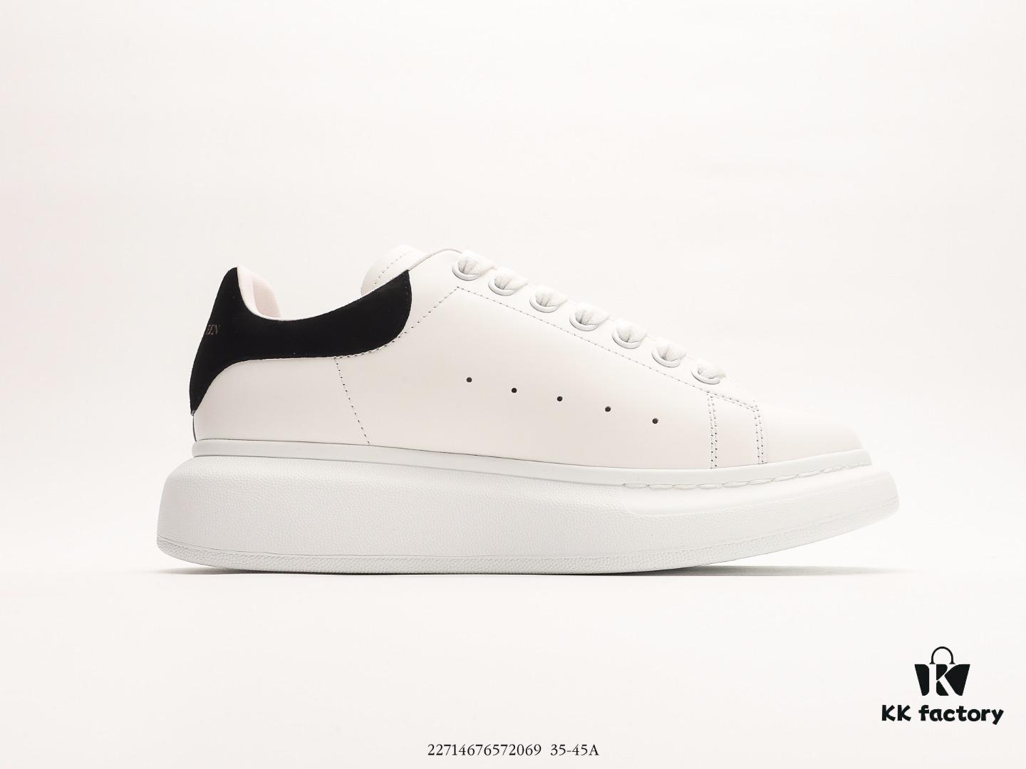 6930e76f6e68136f4d9b2cc7 Alexander McQueen Italian Luxury Brand Sole Leather Sneakers Low-Top Fashion Chunky Casual White Sneakers