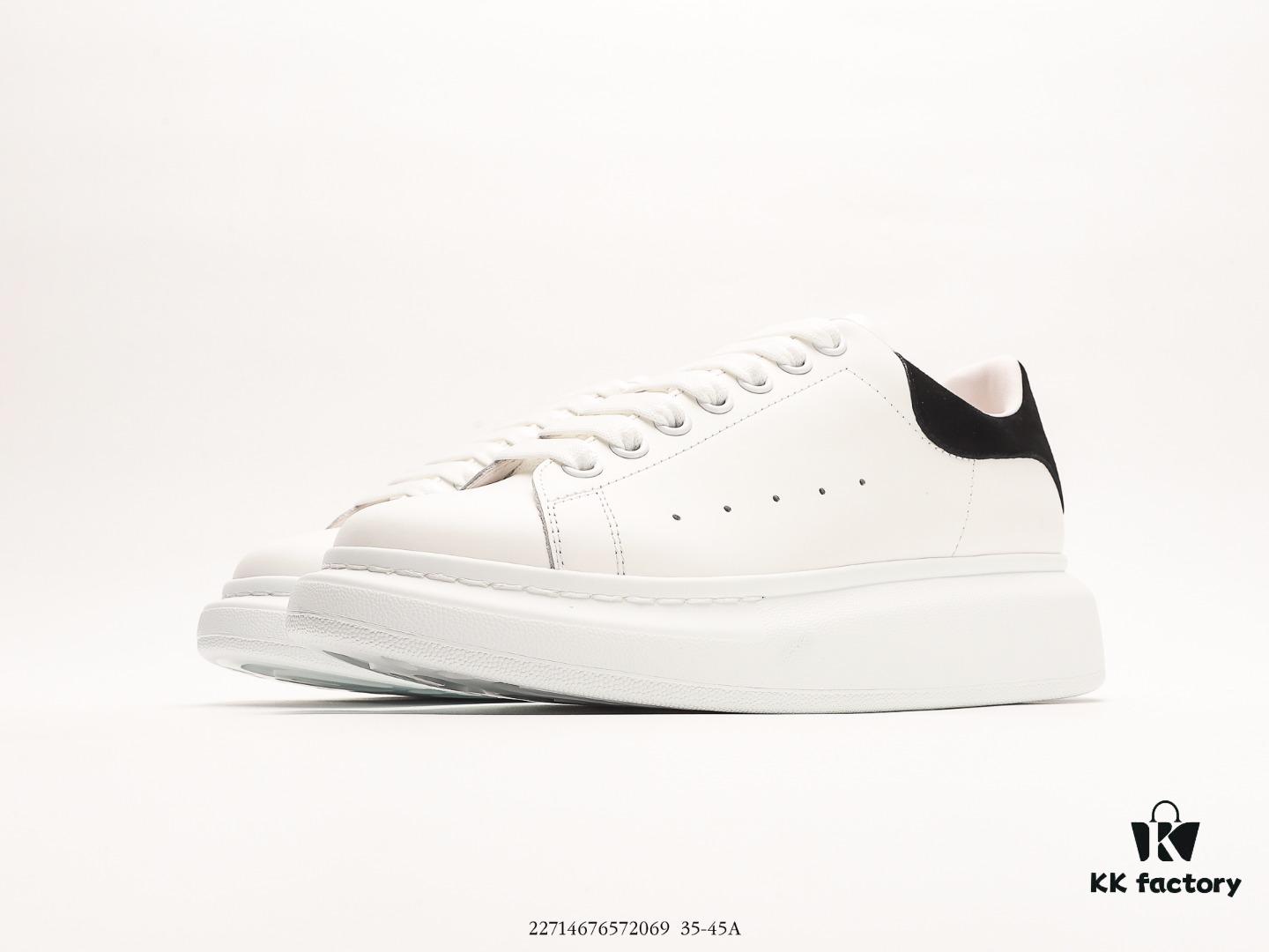 6930e7706e68136f4d9b2cca Alexander McQueen Italian Luxury Brand Sole Leather Sneakers Low-Top Fashion Chunky Casual White Sneakers